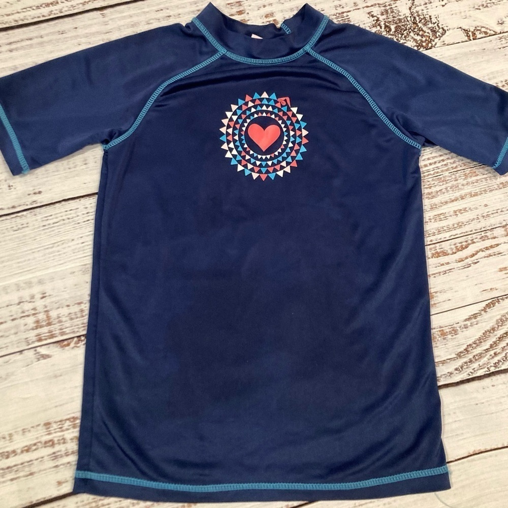 Kami girls Navy swim shirt sun guard size XL 14/16 New